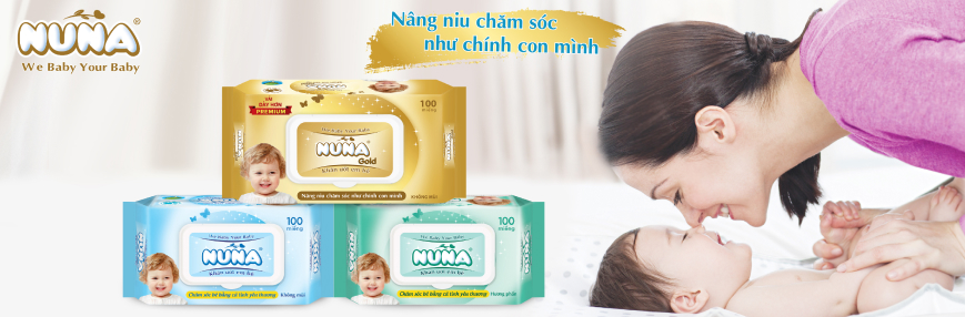 Khăn ướt em bé Nuna
